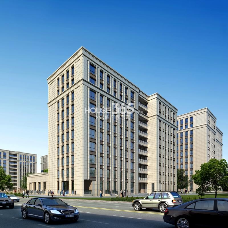 六和云项目建筑透视图