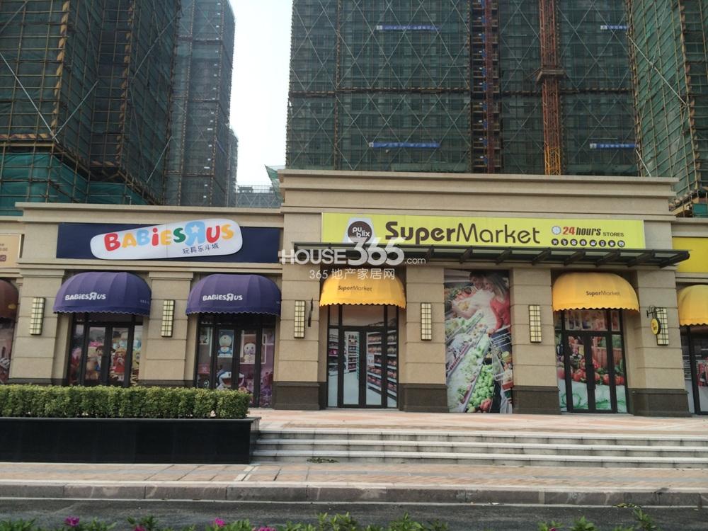 2015年4月下旬恒基旭辉府项目商业实景
