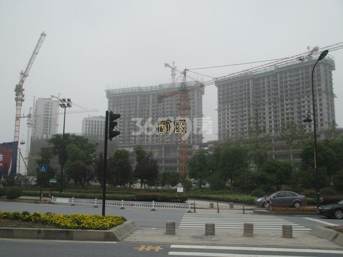 华元欢乐城项目西区整体施工进程图（2015.6）