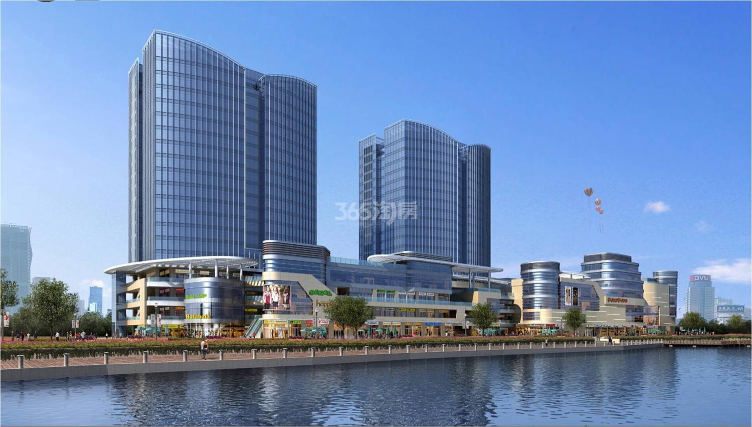 中童巴比尼项目沿河效果图