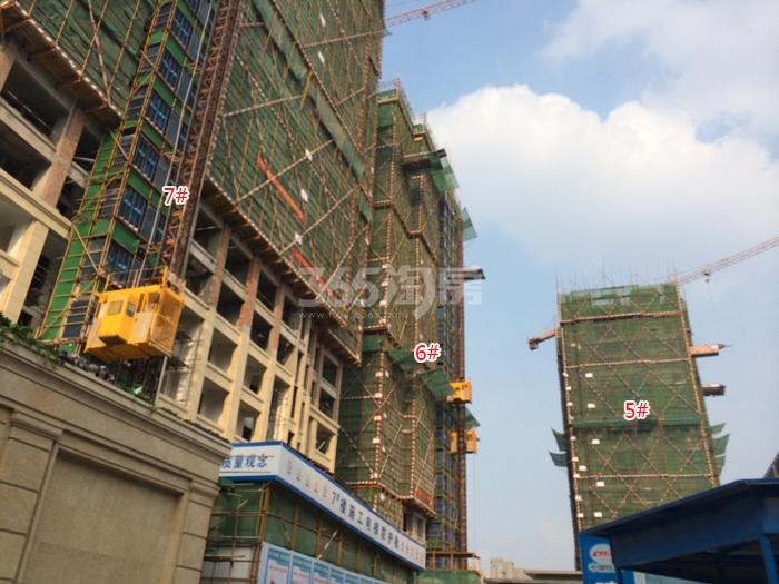 中国铁建江南国际城5、6、7号楼实景图 2015年9月摄