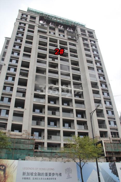 百翘香江2号楼施工实景图 2015.10摄