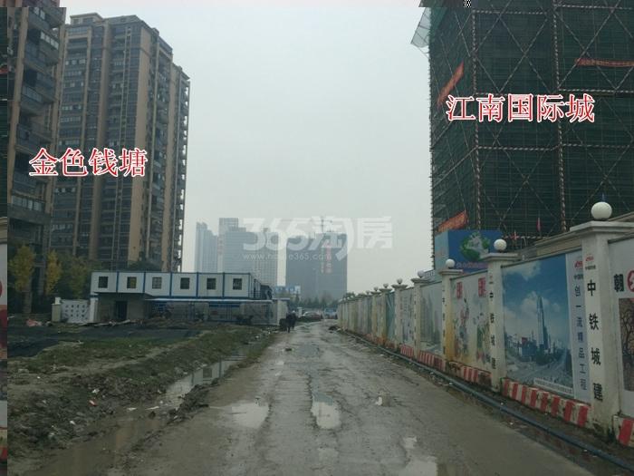 中国铁建江南国际城实景图 2015年11摄