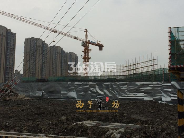杭州金地广场项目施工整体施工进程图（2016.1）