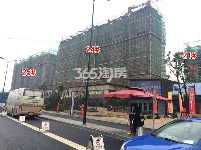 北辰奥园21、24、25号楼施工实景图 2016年1月摄
