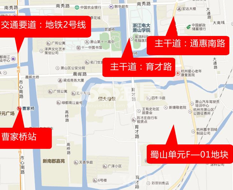 禹州萧山地块（蜀山单元F—01地块）交通图