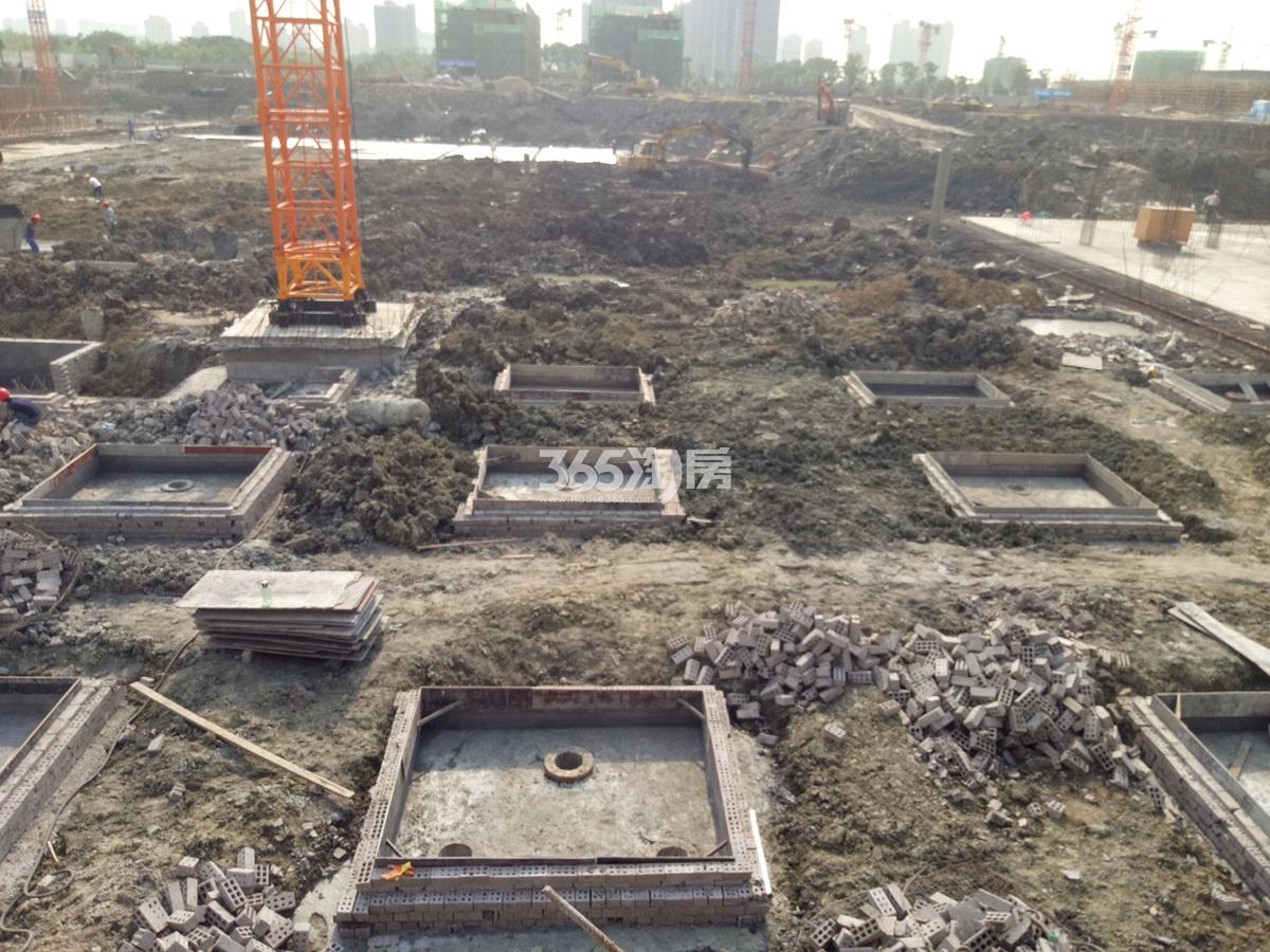 2017年6月初西房拱宸外滩工地现场