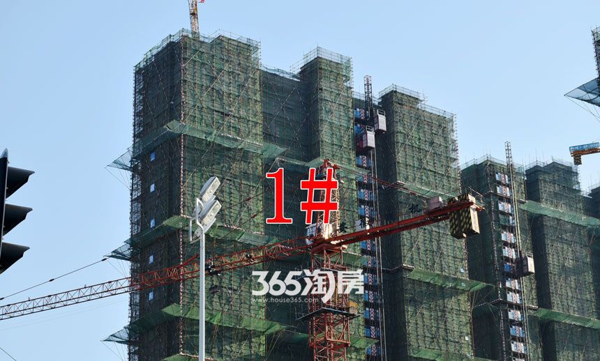 中国铁建国际公馆1#楼工程进度（2017.6）