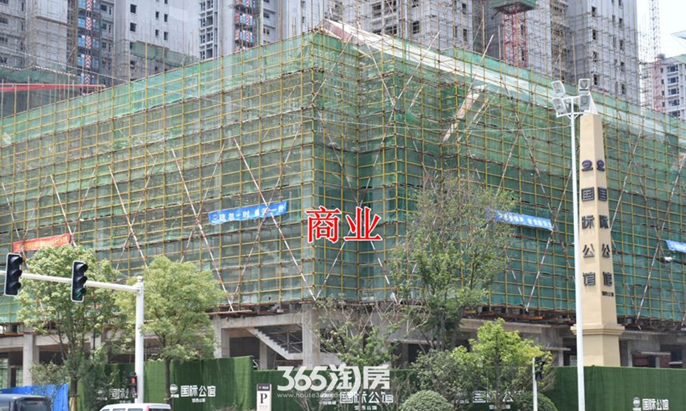 中国铁建国际公馆商业11#工程进度（2017.8）
