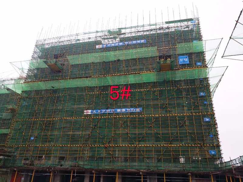新城悦隽九里5#楼工程进度实景图（2018.11.15） 