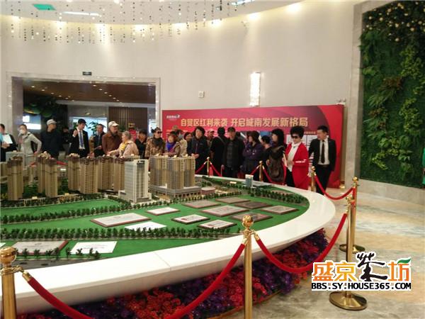 奥园国际城看房现场